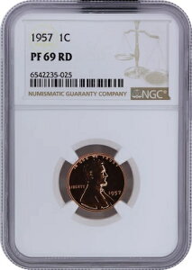�ō��̈�i!! ~~ 1957�N�����J�[���E�Z���g�E�v���[�t NGC PF69RD ~~ ����ȏ�f���炵�����̂͂���܂���!! (6542235-025)