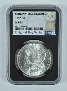 1887�N�����K����݃I���W�i���o�b�O�j�� MS64 NGC