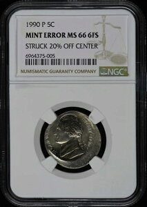 1990�N �W�F�t�@�[�\���E�j�b�P�� 5C NGC MS66 6FS �~���g�G���[ 20% �I�t�Z���^�[