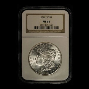 1881-S 1�h�� �����K����� NGC MS64 - ���������i�č��j