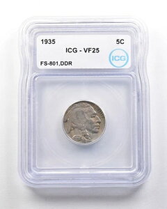 1935�N�� �C���f�B�A���w�b�h �o�b�t�@���[�j�b�P�� �~���g �G���[ FS-801 DDR VF25 ICG *1670