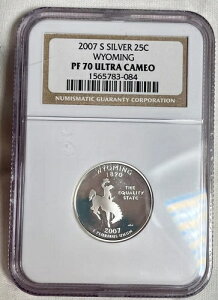 2007-S �V���o�[ ���C�I�~���O NGC PF70 �E���g�� �J���I 50 �B ���V���g�� �N�H�[�^�[ �p�[�t�F�N�g!