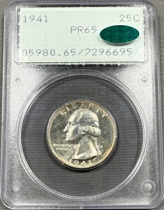 1941�N���V���g���N�H�[�^�[25�Z���g - PCGS PR65 CAC - OGH ���g���[�z���_�[�`���C�XPQ