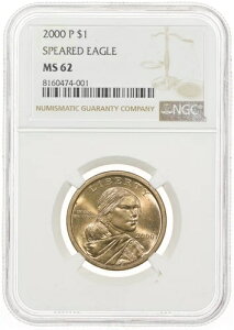 2000-P SAC$1 NGC MS62 �����������h FS-901 �T�J�K�E�B�A�E�_���[ ���������o���G�e�B