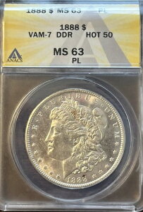 1888�N�����K���E�_���[ VAM-7 DDR MS 63 PL