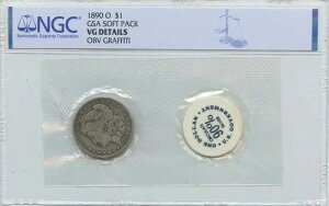 1890-O �����K���E�_���[ GSA �\�t�g�p�b�N S$1 NGC VG �ڍ�