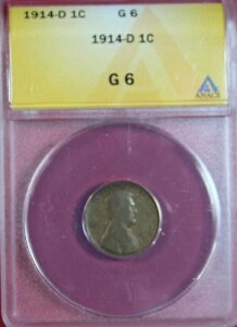 1914-D �����J�[�� �Z���g ANACS G6