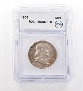 1956�N �t�����N���� �n�[�t�_���[ MS66 FBL ICG �������g�[�� *7543