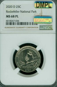 2020 D ���b�N�t�F���[ �N�H�[�^�[ NGC MS68 PL MAC DMPL 2ND FINEST MAC �X�|�b�g���X *