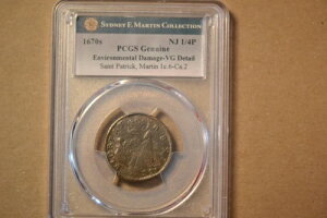 1670�N��̐��p�g���b�N�E�t�@�[�W���O-PCGS VG�f�B�e�[�� Martin 1c.6-Ca.2�B PQ�Ɍ����܂�!-