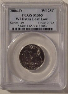 2004-D �E�B�X�R���V���B�N�H�[�^�[ 25�Z���g PCGS MS65�A�G�N�X�g�����[�t ���[�o���G�e�B