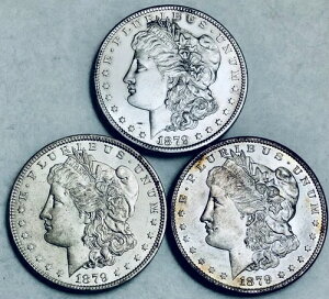 3���Z�b�g�i1879-P & 2x1879-S�j�����K����� AU/BU �ڍ�