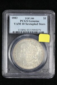 1883�N �����K���E�_���[ XF-45 PCGS ���� VAM-10 �Z�d�� �g�b�v100 3XO7