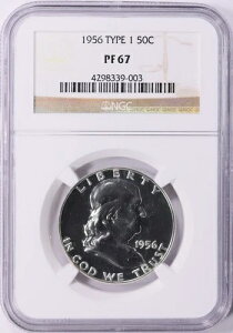 1956�N �t�����N���� �n�[�t �^�C�v1 NGC PR67 �X�g�����O���o�[�X�J���I �X�|�b�g���X