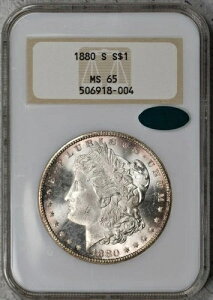 1880-S �����K���E�_���[ NGC CAC MS65 �I�[���h�E�t�@�b�e�B�E�z���_�[�E�u���U�[�I #EPG10