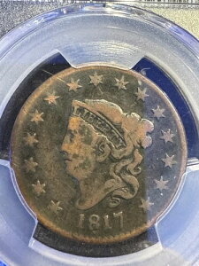 1817 15 STARS 1C PCGS ���K�i �ו��܂ł�����������