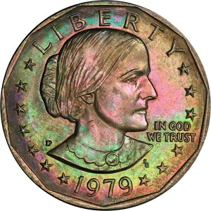 1979�N-P SBA $1 PCGS MS64 �T�[�t�F�C�X�����X�^�[�g�[�� -