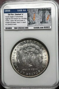 1888 P NGC MS64 VAM 4A Dlbd Rev. �Փ˕\�� n an st �z�b�g 50 �����K�� �V���o�[ �_���[