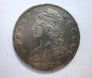 1835�N �L���b�v�h�o�X�g �n�[�t�h�� 50�Z���g �i�C�X�X�`�[�� �O���[�J���[�R�C�� O-101 �J�[�u�h���J�b�g 5