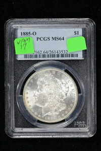 1885�N-O ���[�K���h�� VAM-17 8inDenticles FarDate PCGS MS 64 3IUC-