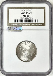 2004 D �~�V�K���B 25 �Z���g�d�� NGC MS69 MAC ���F **�g�b�v�|�b�v**