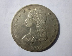 1835�N�� �L���b�v�t������ �n�[�t�h�� 50�Z���g O-105 �X��3��T �R���N�^�[���� �o���G�e�B