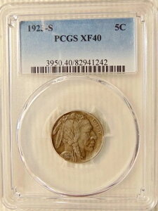 1923�N-S�o�b�t�@���[�j�b�P��-���ǂ����t-PCGS XF40-�f���炵���O�ς̃R�C��-
