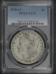 1878-CC ���[�K�� �V���o�[�h�� ~ PCGS �F�� VF35 ~ �ו��ɖ��Ȃ� *
