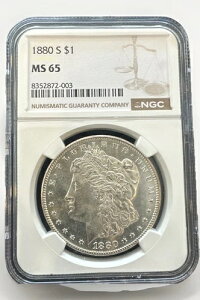 1880-S �č������K����� - NGC MS65
