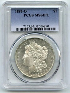 1885-O �����K����� PCGS MS64 PL �F�� - �j���[�I�[�����Y������ - L960
