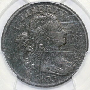 1803�N 1�Z���g ���^ ��^�t���N�V���� �h���[�v���� ��^�Z���g PCGS VF �ڍ� �G���x�f�b�h�_��