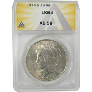 1935�N �s�[�X�_���[ AU 58 ANACS �V���o�[ 1�h���R�C�� SKU:I20758