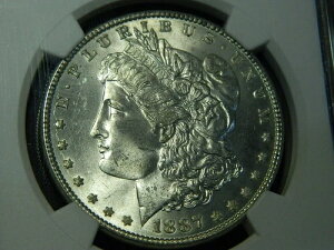 1887�N 1�h�� �����K���E�_���[ NGC MS63 ~ VSS VAM 13 (�_�u���X�^�[) ~I3,R5~ (���b�g#3-17)