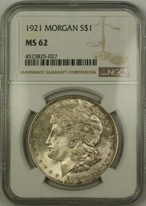 1921�N �����K�� �V���o�[ �_���[ 1�h�� �R�C�� NGC MS-62 ���C�g�g�[�� (15�|���h)