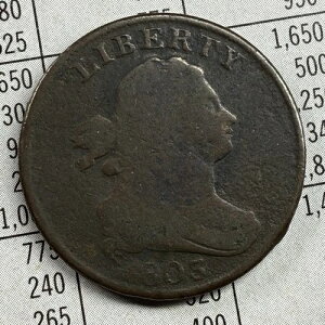 1803�N 1/2�Z���g �h���[�v�o�X�g �n�[�t�Z���g �ǎ��ȕč��^�R�C�� ���������n�[�t�Z���g