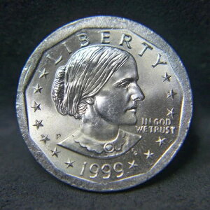 1999 P Susan B Anthony Dollar Broadstruck �G���[ BU �f���炵��!
