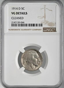 1914-D �o�b�t�@���[ �j�b�P�� NGC VG �ڍׁu�N���[�j���O�ς݁v#2147139-044 �V�����O���[�h�t������܂���!