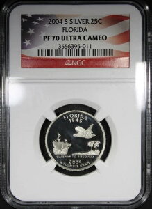2004-S �v���[�t�V���o�[ �t�����_�B�N�H�[�^�[ NGC PR70 �E���g���J���I ���C�g�g�[�j���O