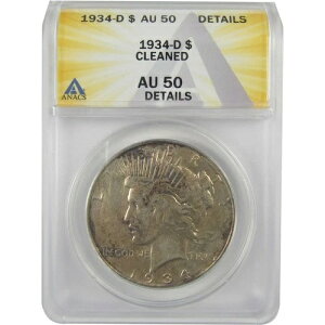 1934�N D �s�[�X�h�� AU 50 �ڍ� ANACS �V���o�[ 1�h���R�C�� SKU:I21577