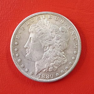 �����K���E�_���[�E�A�����J 1880 S XF 1�� / �A�����J / �V���o�[ / KM#110