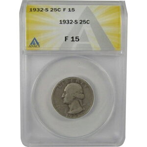 1932�N S ���V���g�� �N�H�[�^�[ F 15 ANACS �V���o�[ 25�Z���g�R�C�� SKU:I22165