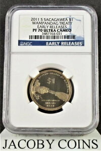 2011 S �T�J�K�E�B�A $1 NGC PF70 - �����p�m�A�O��� - ���������[�X �u���[���x��