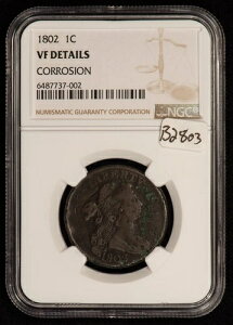 1802�N 1�Z���g �h���[�v�o�X�g ���[�W�Z���g - NGC VF �ڍ� - SKU-B2803