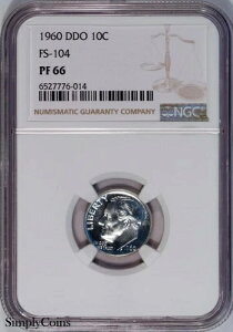 1960 ���[�Y�x���g �_�C���v���[�t DDO FS-104 NGC PF66 �_�u���_�C�I�u�o�[�X POP 1/3-