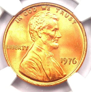 1976�N�����J�[���L�O�Z���g�y�j�[1�Z���g�BNGC MS68 RD�F�� - �󏭂�MS68���b�h�O���[�h