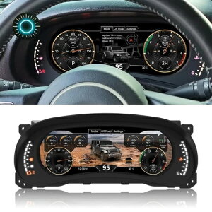 Jeep Wrangler JK 2011-2017 �X�s�[�h���[�^�[�p�f�W�^���v��N���X�^�[�f�B�X�v���C...