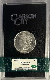 1883 CC GSA CAC MS64+ PL プルーフライク モルガン銀貨