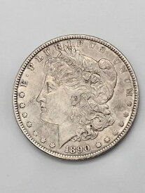 未使用 1890年 (P) モルガン銀貨 (1枚)