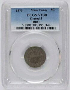 1873�N P �j�b�P���V�[���h PCGS VF-30 �N���[�Y�h 3 DDO