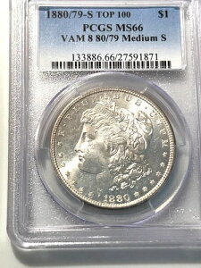 1880/79-S VAM 8 S Mediam S �g�b�v100 �����K���_���[ MS 66 �f���炵���R�C��
